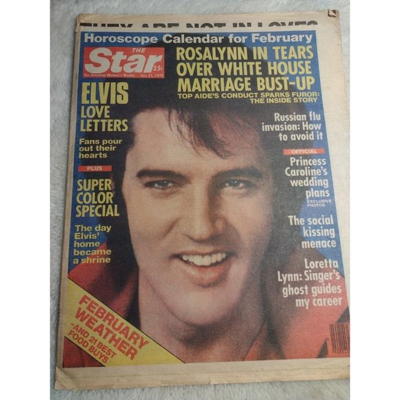 Star Magazine Jan 31, 1978 Elvis Presley Love Letters Princess Caroline Russia - Picture 1 of 8